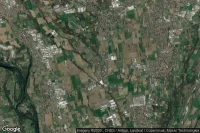 Vue aérienne de Chignolo dIsola