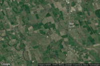 Vue aérienne de Villanova del Sillaro