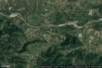 Vue aérienne de San Sebastiano da Po