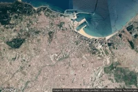 Vue aérienne de Tanger