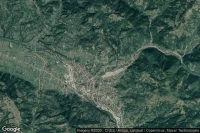 Vue aérienne de Viseu de Sus