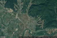 Vue aérienne de Varadia de Mures