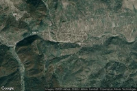 Vue aérienne de Oituz