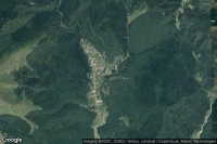 Vue aérienne de Mînăstirea Cheia