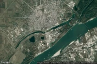Vue aérienne de Giurgiu