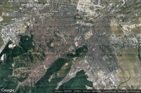 Vue aérienne de Brasov