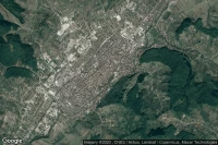 Vue aérienne de Bistrita