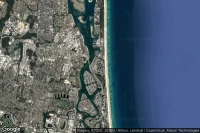 Vue aérienne de Main Beach