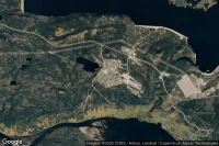 Vue aérienne de Churchill Falls