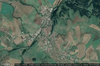 Vue aérienne de Kezmarok
