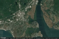 Vue aérienne de Old Saybrook Center