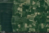 Vue aérienne de Pymatuning Central