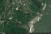 Vue aérienne de Quantico Station