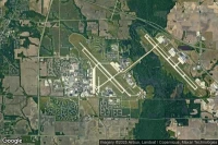 Vue aérienne de Scott Air Force Base