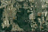Vue aérienne de Redstone Arsenal