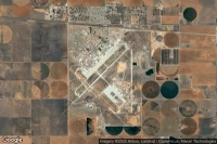 Vue aérienne de Cannon Air Force Base