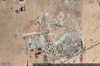 Vue aérienne de Holloman Air Force Base