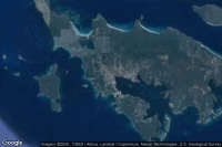 Vue aérienne de Culebra Zona Urbana