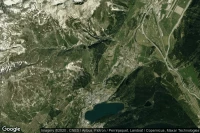 Vue aérienne de Celerina/Schlarigna