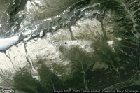 Vue aérienne de Disentis/Mustér