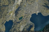 Vue aérienne de Sorengo