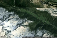 Vue aérienne de Wassen