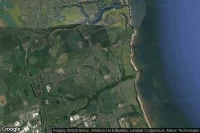 Vue aérienne de Easington Colliery