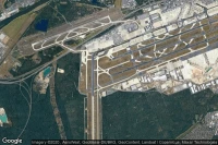 Vue aérienne de Airport Frankfurt Main