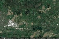 Vue aérienne de Midgham