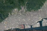 Vue aérienne de Kobe