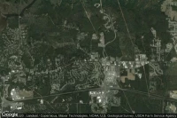 Vue aérienne de Blackmon Trailer Park