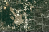 Vue aérienne de Park Place of West Mobile Trailer Park