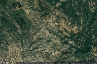 Vue aérienne de Peristera