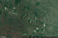 Vue aérienne de Nong Bunnak