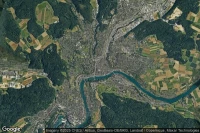 Vue aérienne de Schaffhausen, City Center