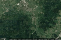 Vue aérienne de Kowary