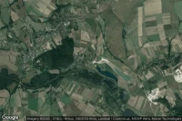 Vue aérienne de Kamieniec Ząbkowicki