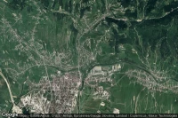 Vue aérienne de Nowy Targ