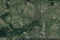 Vue aérienne de Pszczyna