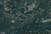 Vue aérienne de Strenču Novads