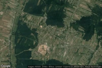 Vue aérienne de Miedziana Gora