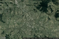 Vue aérienne de Limanowa