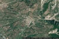 Vue aérienne de Peshkopi
