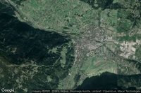 Vue aérienne de Lienz