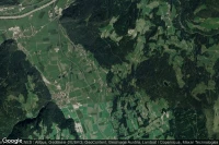 Vue aérienne de Bruck am Ziller