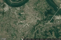 Vue aérienne de Obrenovac
