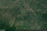 Vue aérienne de Cikuwiwi