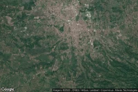 Vue aérienne de Cangkuang