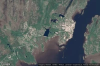 Vue aérienne de Rabocheostrovsk