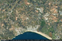 Vue aérienne de Armação de Pêra